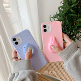 Release Pressure Cartoon 3D Soft Phone Case For iPhone 12 11 Series