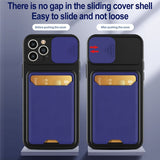 Slide Camera Protection Card Bag Shockproof Case For iPhone 13 12 11 Pro Max