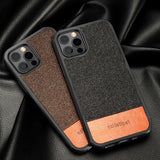 iphone 12 pro max leather case