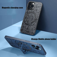 Multifunctional Magnetic Charging Holder Case for iPhone 13 12 11 Series