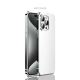 Raw Titanium Magnetic MagSafe Wireless Charge Metal Frosting Case For iPhone 15 series