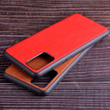 Luxury Vintage Leather Skin Coque Soft Silicone Anti-knock Case Cover for Samsung S20 Ultra Plus