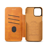 Business Retro Multifunction PU Leather Flip Case for iPhone 12 Series