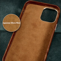 Luxury Vintage Genuine Leather Case for iPhone 12 Series