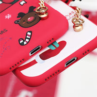 New Christmas Gift Silicone Case For iPhone 13 12 11 Series