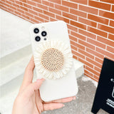 Cute 3D Daisy Flower Silicone Case For iphone 12 11 Series