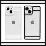 Fashion Minimalist Creative Square Border Case For iPhone 13 12 11 Pro Max Mini