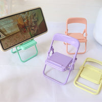 Cute Color Chair Adjustable Holder Stand Case For iPhone Samsung Smartphone