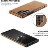Car Line Stitching Leather Case for Samsung Galaxy S22 Ultra Plus