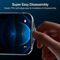 Luxury TPU+PC Shockproof Full Lens Protection Transparent Case For iPhone 12 11 Series