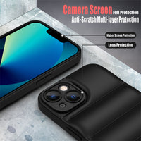 Fashion Down Jacket Shockproof Soft Silicone Case for iPhone 13 12 11 Pro Max