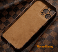 Luxury Classic Leather Camera Wrapped Case for iPhone 13 12 Pro Max