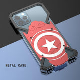 Luxury Cool Metal Aluminum Alloy Shockproof Armor Case For iPhone 12 11 XS Series