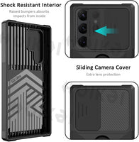 Armor Shockproof Wallet Case for Samsung Galaxy S22 S21 Note 20 Ultra Plus FE