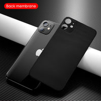 3D Luxury Cloth Fabric Protector Film Back Cover For iPhone 11 Series