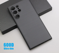 Carbon Fiber 600D Ultra Thin Case for Samsung Galaxy S22 Ultra S22 Plus
