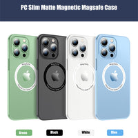Matte Ultra Thin Magnetic Magsafe Case for iPhone 15 14 13 12 series