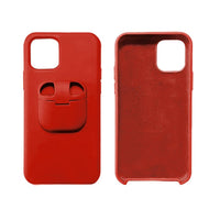 Liquid Silicone Phone Case with Unique AirPod Holder for IPhone 11 Series