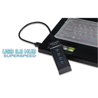 4 Port USB 3.0 Multi High Speed HUB Splitter Expansion Desktop PC Laptop Adapter