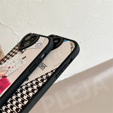 Cute Label Pattern Shockproof Silicone Case For iPhone 13 12 11 Series