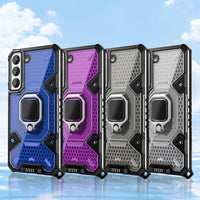 Honeycomb Heat Dissipation Magnetic Suction Support Case for Samsung Galaxy S22 S21 Ultra Plus