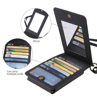 Fashion Cellphone Bag Card Holder Crossbody For Iphone Samsung Huawei 6.7 inches