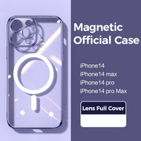 Luxury Magnetic Plating Case for iPhone 14 series