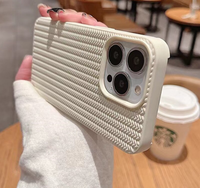 Retro Knitted Woven Pattern Shockproof Soft Silicone Case For iPhone 14 13 12 series