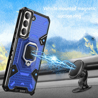 Honeycomb Heat Dissipation Magnetic Suction Support Case for Samsung Galaxy S22 S21 Ultra Plus