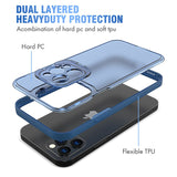 New Ultra Thin Matte Camera Protector Stand Case For iPhone 12 11 Series