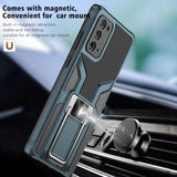 Armor Shockproof Luxury Magnetic Metal Ring Phone Cover For Samsung Galaxy S21 S20 Note 20