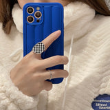 Luxury Puffer Roman Columnar Soft Case for iPhone 13 12 11 Pro Max Mini