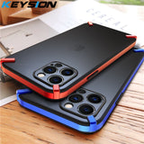 Luxury Plating PC Bumper Shockproof Silicone Case for iPhone 12 11 Series