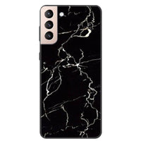 Marble Soft Silicone Phone Case For Samsung S21 Series