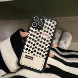 Luxury Korea Cute Star Pattern Leather Phone Case For iPhone 13 12 11 Series
