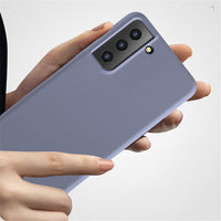 Liquid Silicone Soft TPU Ultra thin Cover For Galaxy S21 Ultra Plus