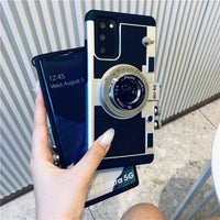 Fashion Vintage Camera Phone Case For Samsung Galaxy Note 20 series