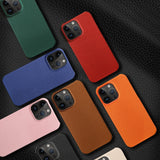 Luxury Business Leather Case for iPhone 14 13 12 series