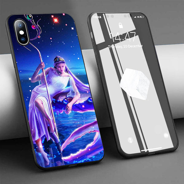 Zodiac Cancer Soft Silicone Phone Case for iPhone 11 Series