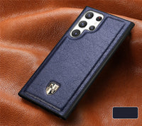 Luxury Ultra thin Genuine Leather Case For Samsung Galaxy S22 Series