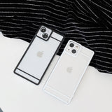 Fashion Minimalist Creative Square Border Case For iPhone 13 12 11 Pro Max Mini