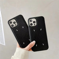 High Quality Classic Leather Silicone Case for iPhone 12 11 XS Series