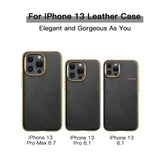 Premium Leather Slim Case for iPhone 13 12 Pro Max