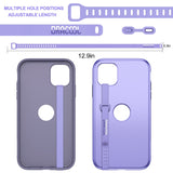 Soft Silicone Clear Case with 2Pcs TPU Wristband For Samsung & iPhone