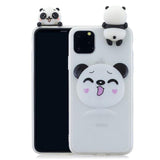 3D Kawaii Unicorn Panda Bear Silicon Shockproof Case for iPhone 11 Series