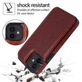 Retro Leather Multi Card Holder Wallet Case For iPhone 13 Series