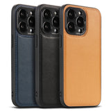 Solid Color PU Leather Camera Protection Case for iPhone 13 12 11 Pro Max