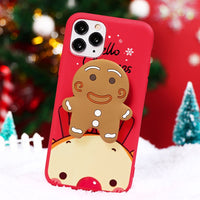 3D Doll TPU Soft Christmas Case For iPhone 13 12 11 Series