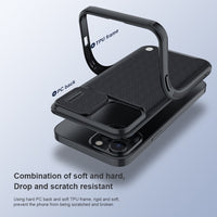 Textured Pro Nylon Camera Protect Back Soft Cover For iPhone 13 12 series