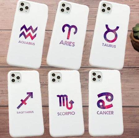 Zodiac Sign Candy Soft Silicone Phone Case For iPhone 11 Pro Max 1